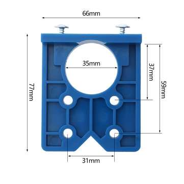 35mm Hinge Jig ABS Plastic Hinge Installation Wood Drill Guide Hinge Hole Boring Furniture Door Cabi