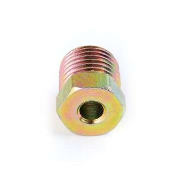 35PCS Brake Line Tube Fitting Kit Nuts For Inverted Flares 3/16`` and 1/4`` Zinc