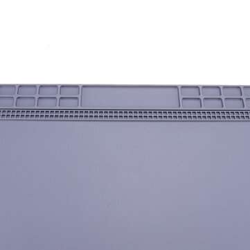 35x25cm Magnetic Heat Resistant Silicone Pad Desk Mat Maintenance Platform Heat In... (COLOR.: GREY)