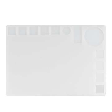 35x25cm Transparent Heat Resistant Silicone Pad Desk Mat Maintenance Platform