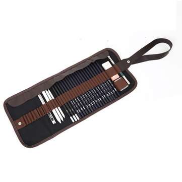 36/48/72 Holes Canvas Pencil Bag Holder Pen Makeup Brush Case Pouch Pocket Penc... (SIZE 3: 36HOLES)
