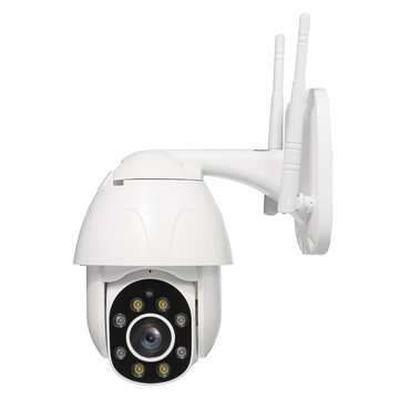360 1080P WiFi Outdoor Speed Dome IP Camera Wireless Alarm Security Night Vision (PLUG: USPLUG)