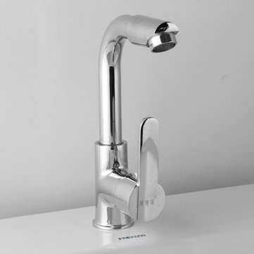 360 Chrome Faucet Kitchen Bathroom Basin Sink Hot & Cold Water Mixer Tap