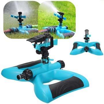 360 Degree Rotating Water Sprinkler Automatic Watering Lawn Garden Plant Yard Irrigation System