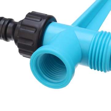 360 Degree Rotating Impulse Sprinkler Garden Lawn Watering System Water Hose Spray Tool