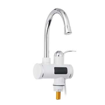 360 Electric Heater Faucet Tap Hot/Cold Water Bathroom Kitchen Fast Heater