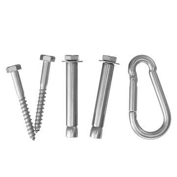 360 Hammock Chair Hanging Kit Ceiling Mount Spring Snap Swivel Hooks Hardware