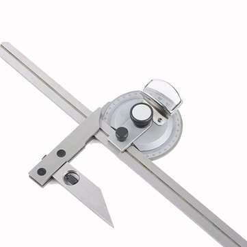 360 Degree Universal Bevel Protractor Angle Measuring Finder Precision Goniometer Angular Ruler With