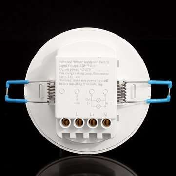 360 Infrared IR Ceiling Wall Recessed Motion Sensor Detector Auto Light Switch