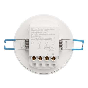 360 Infrared IR Ceiling Wall Recessed Motion Sensor Detector Auto Light Switch