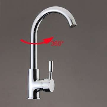360 Rotation Swivel Spout Aerator Mono Kitchen Sinks Basin Bowl Mixer Tap Faucet