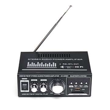 360W 110V/12V bluetooth Audio Stereo FM 2CH Amplifier Car Home USB SD MP3 US