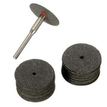 36pcs 3.175mm Shank 24mm Cut Off Wheel Cutting Disc Set for Rotary Tool