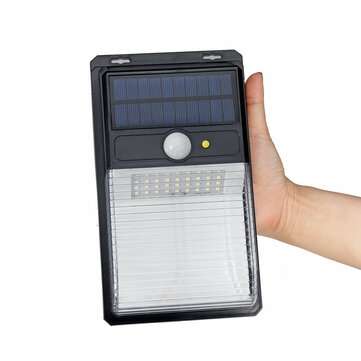 36LED Dual Panel Solar Motion Sensor Energy-Saving Night Lamp Outdoor Yard Garden