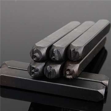 36pcs 3mm Steel Alphabet Stamping Pressing Kit Letter and Number Stamp Punch Set