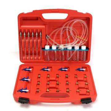 36Pcs Injector Flow Meter Adapter Test Kits For Common Rail Diesel Fuel Tester