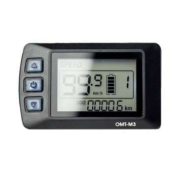 36V 250W OMT-M3 LCD Display Meter For EBike Electric Bicycle Bike Scooter