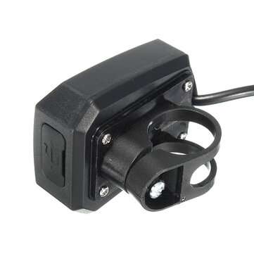 36V-100V 48V 5V 2A Handlebar Phone GPS USB Charger For E-scooter Bike Mount Clamp