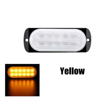 36W 12-24V 12LEDs Car Truck Warning Caution Emergency Construction Waterproof (COLOR.: YELLOW)