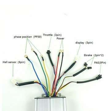 36V/48V 35A 1000W/1500W Electric Scooter Brushless Bicycle Standard Square Wave Controller Regular C