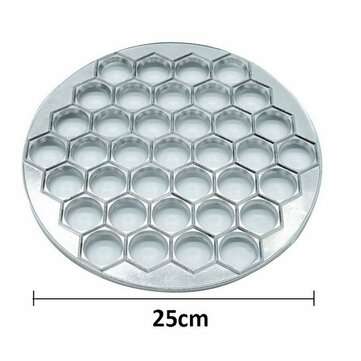 37 Holes Dumpling Mould Maker Ravioli Aluminum Mold Pelmeni Kitchen DIY Tool