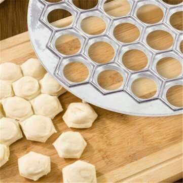 37 Holes Dumpling Mould Maker Ravioli Aluminum Mold Pelmeni Kitchen DIY Tool