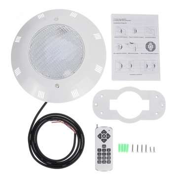 36W RGB 180 LED Remote Control Underwater Swimming Pool Light Waterproof IP68 Wall-mounted AC/DC12V