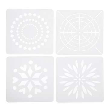 37PCS Mandala Dotting Tools Painting Kit Art Pen Stencil Brush Tray Supplies