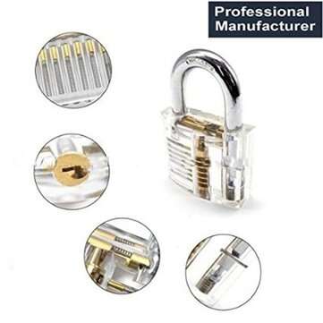 37Pcs Powerful Locksmith`s Tools Kit Combination Lock Pick Hook and Lock Pick Tool