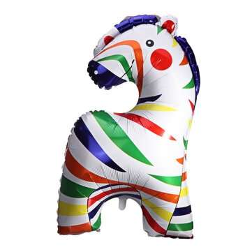 37Pcs Happy Birthday Balloon Set Circus Theme Animal Shape Ballon Set Children Birthday Party Indoor