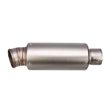 38-51mm Exhaust Muffler Pipe End Silencer Stainless Steel For 125cc-600cc Motorcycle Universal