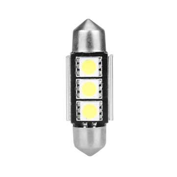 39mm 5050 3SMD Canbus Error Free Double Shape Car White LED Light Bulb