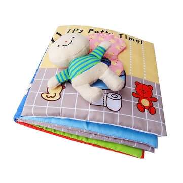 3D Baby Cloth Book Bath/Potty Infant Cloth Book Early Education Soft Cloth Books Baby ... (TYPE: #1)