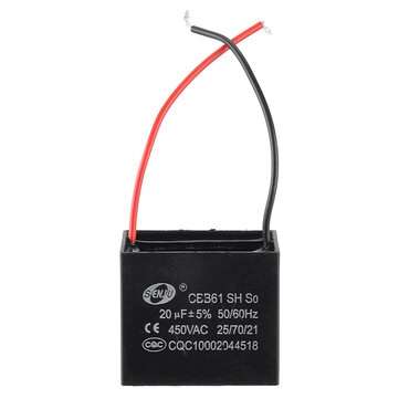 CBB61 20UF Starting Capacitance 450V AC Fan Capacitor CBB Motor Run Capacitor