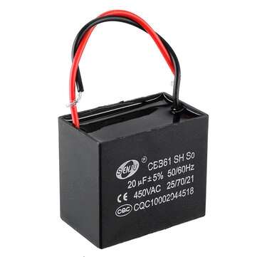 CBB61 20UF Starting Capacitance 450V AC Fan Capacitor CBB Motor Run Capacitor
