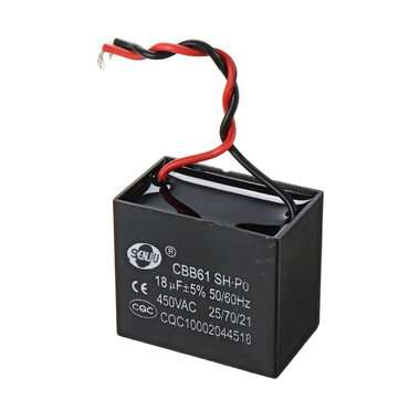 CBB61 18UF Starting Capacitance 450V AC Fan Capacitor CBB Motor Run Capacitor