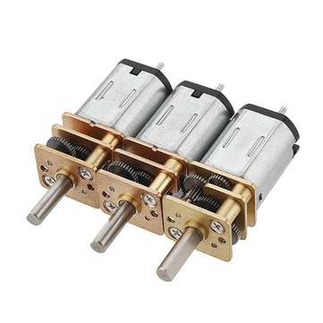Chihai CHF-GM12-N20VA DC 12V Double Shaft Gear Motor Reducer Reduction Motor  (TYPE: A)