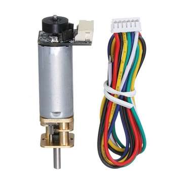 Chihai DC 12V Gear Motor Hall Encoder Motor DC Motor (SIZE: #6)
