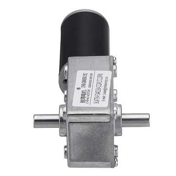 ChiHai CHW-4058-3162 Double Shaft Metal Gear Motor DC 12/24V 110/220RPM Worm Gea... (VOLTAGE: DC12V)