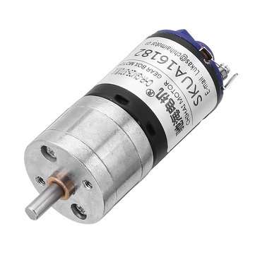 CHIHAI CHR-GM25-BK370 12V 2000rpm 1:10 Ratio DC Motor High Speed Strong Magnetic Reduction Motor