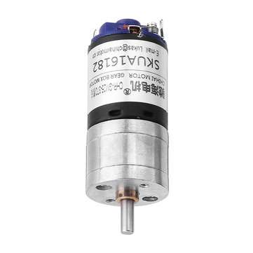 CHIHAI CHR-GM25-BK370 12V 2000rpm 1:10 Ratio DC Motor High Speed Strong Magnetic Reduction Motor