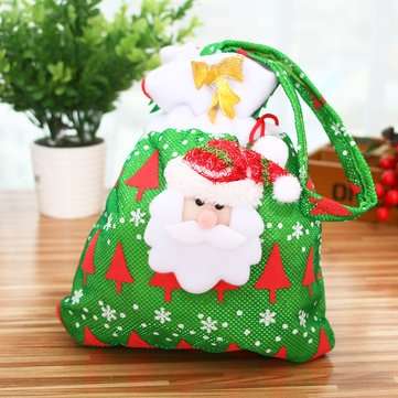 Christmas Gift Bag For Candy Christmas Gift Bags Christmas Ornament Decoration Santa C... (TYPE: .A)