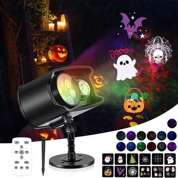 Christmas LED Projector Lamp Snowman Laser Projector Double Head Water Wave... (COLOR.: DYNAMICWAVE)