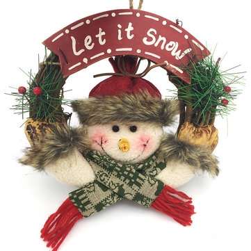 Christmas Decoration Toys Father Christmas Snowman Elk Welcome Party (NO.: 002)