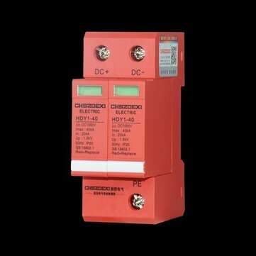 CHSZDEXI 2P20KA DC 1000V Electric Surge Protector Circuit Breaker