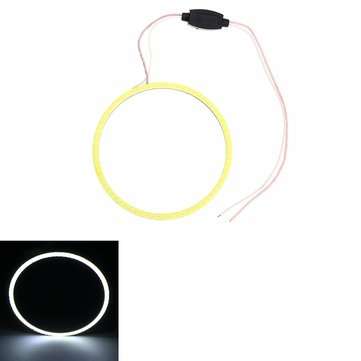 Circle Fog Lights DC 12V 24V 60-120mm COB Angel Eyes LED Light For  Motorcycle Car (DIAMETER: 70MM)