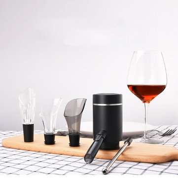 CIRCLE JOY WP-011 W-ine White Aerator & Pourer Bottle Stopper Bottles Stopper Decanter Pourer Aerati