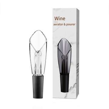 CIRCLE JOY WP-011 W-ine White Aerator & Pourer Bottle Stopper Bottles Stopper Decanter Pourer Aerati