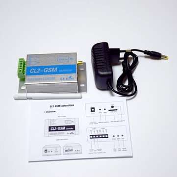 CL2-GSM GSM SMS Remote Controller Smart Remote Control Switch Module 2 Way Relay Output for GSM Gate