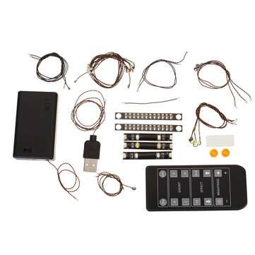 Classical/Advanced/Remote Control DIY LED Light Kit for LEGO 42111 Doms Dodge Charge (TYPE: C)